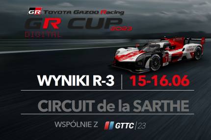 Wyniki 3. rundy TOYOTA GR CUP DIGITAL 2023 na Circuit de la Sarthe